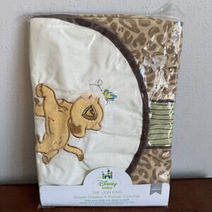 New Disney Baby The Lion King Diaper Stacker w/ Simba Cub 12” x 25.5” Jungle